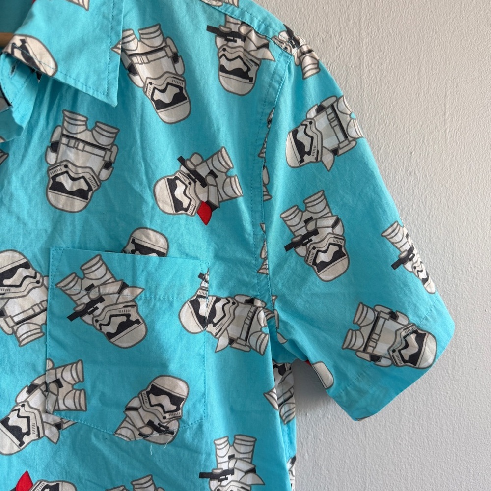 DISNEY PARKS > Storm Trooper Button Down Shirt - Picture 5 of 5
